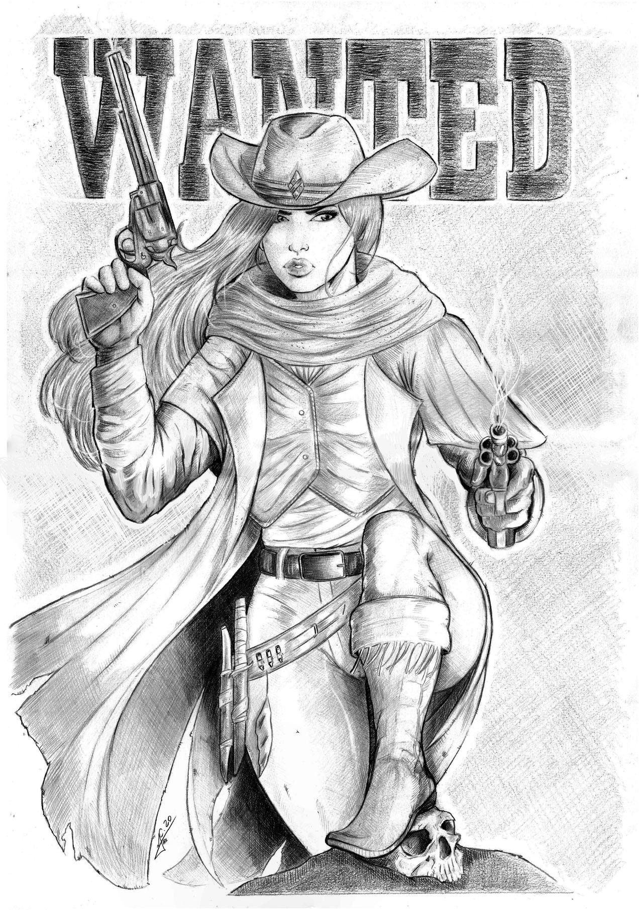 Western Girl by MIKEMETALARTS on DeviantArt