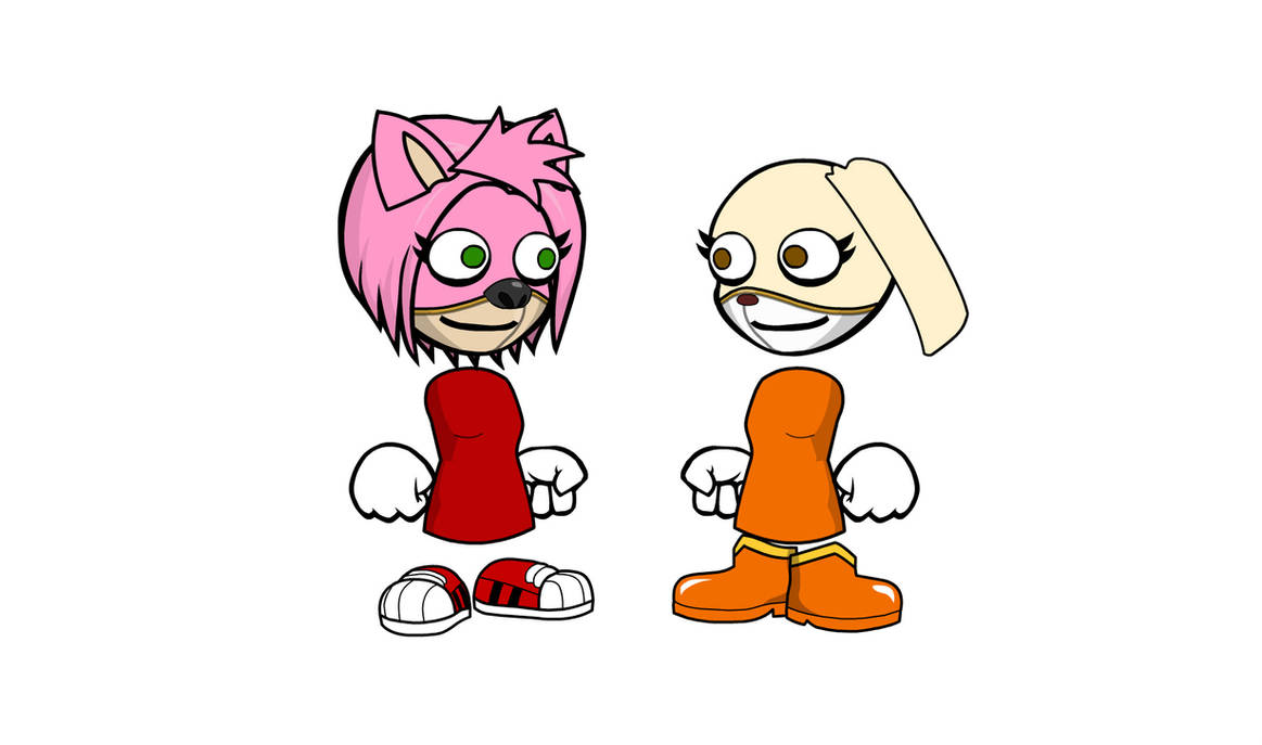 Amy Rabbit Cat Amy Rose and Cream the Rabbit by MaryBethFan2023 on DeviantArt