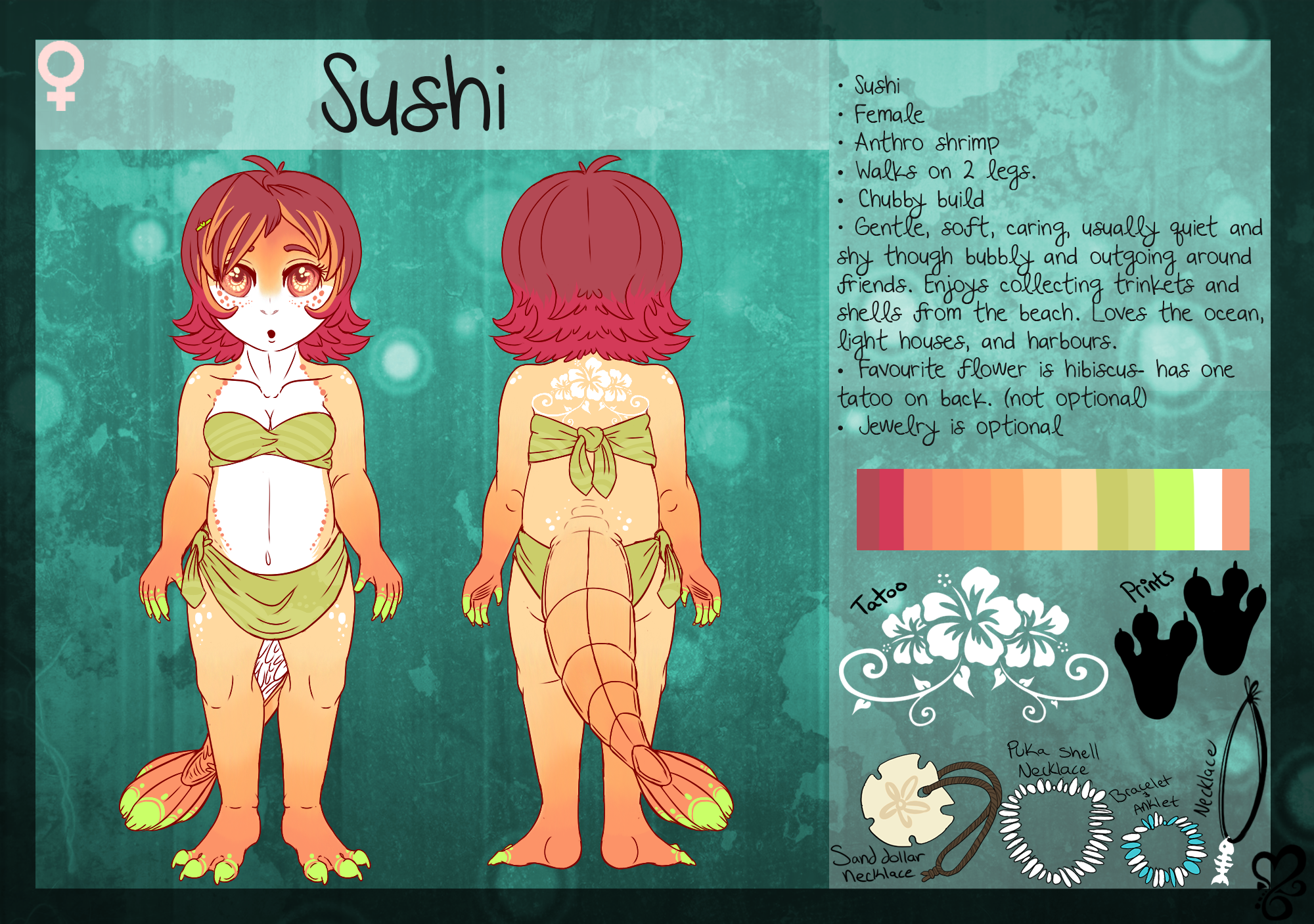 Personal - Ref Sheet - Sushi