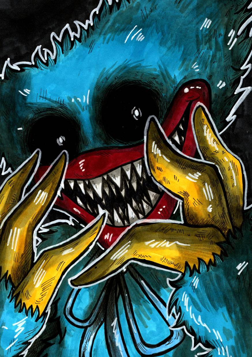 Poppy Playtime Huggy wuggy by GGArtandDrawing on DeviantArt