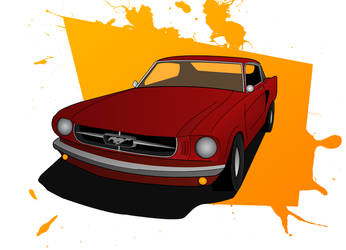 Ford Mustang 67  Vector
