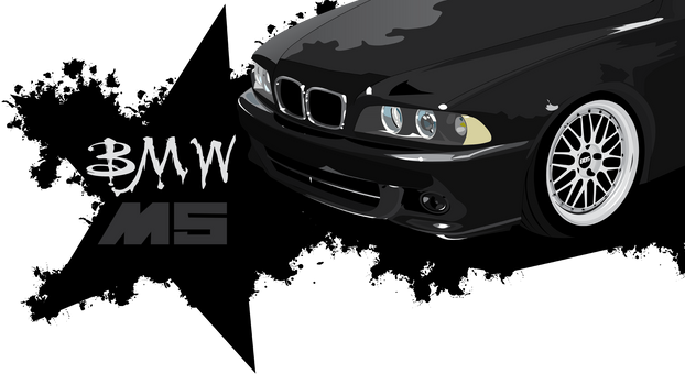 BMW M5  E39 vector 2