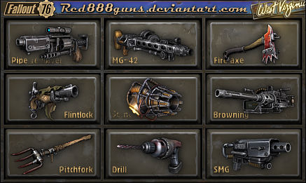 Fallout 76 weapons for classic Fallout