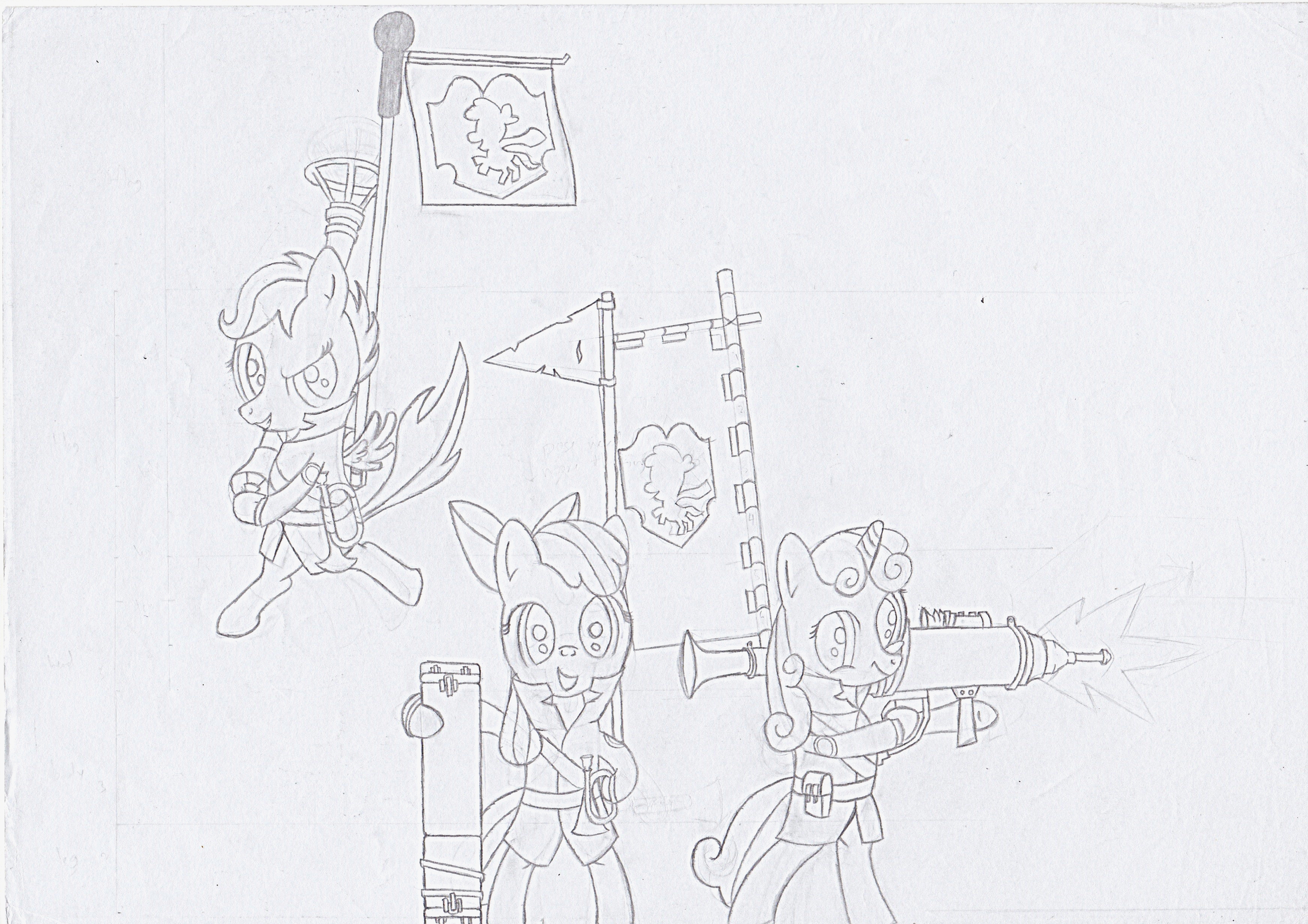 Cutie Mark Crusaders, Soldiers!