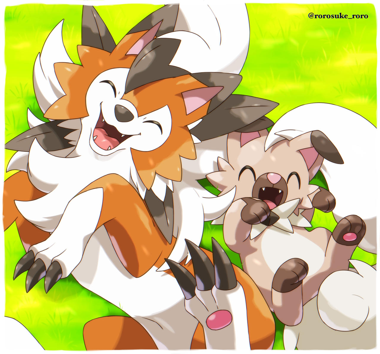 Rucruff Rockruff and Lycanroc (Pokemon) by JunketsuChloe on DeviantArt