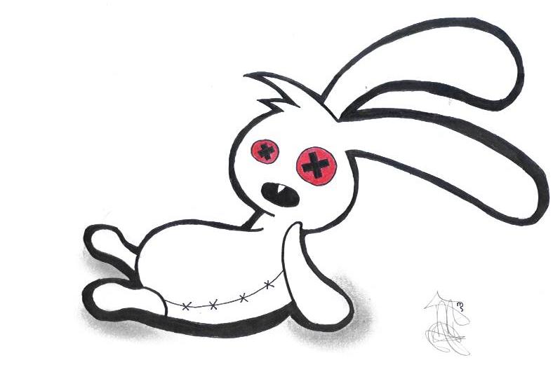 How To Draw A Dead Rabbit