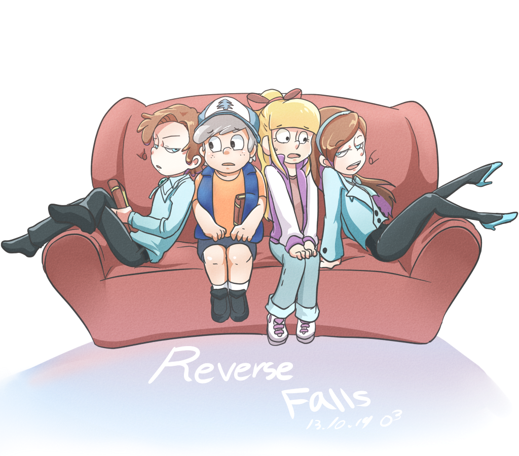 Ohthree reverse falls by ohthree on DeviantArt
