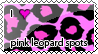 pink leopard spots -stamp