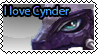 cynder - stamp by DholeSoul