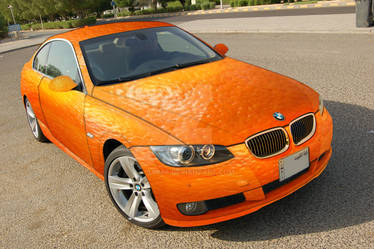 Orange skin BMW