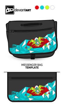 Cubism Style design for messenger Bag