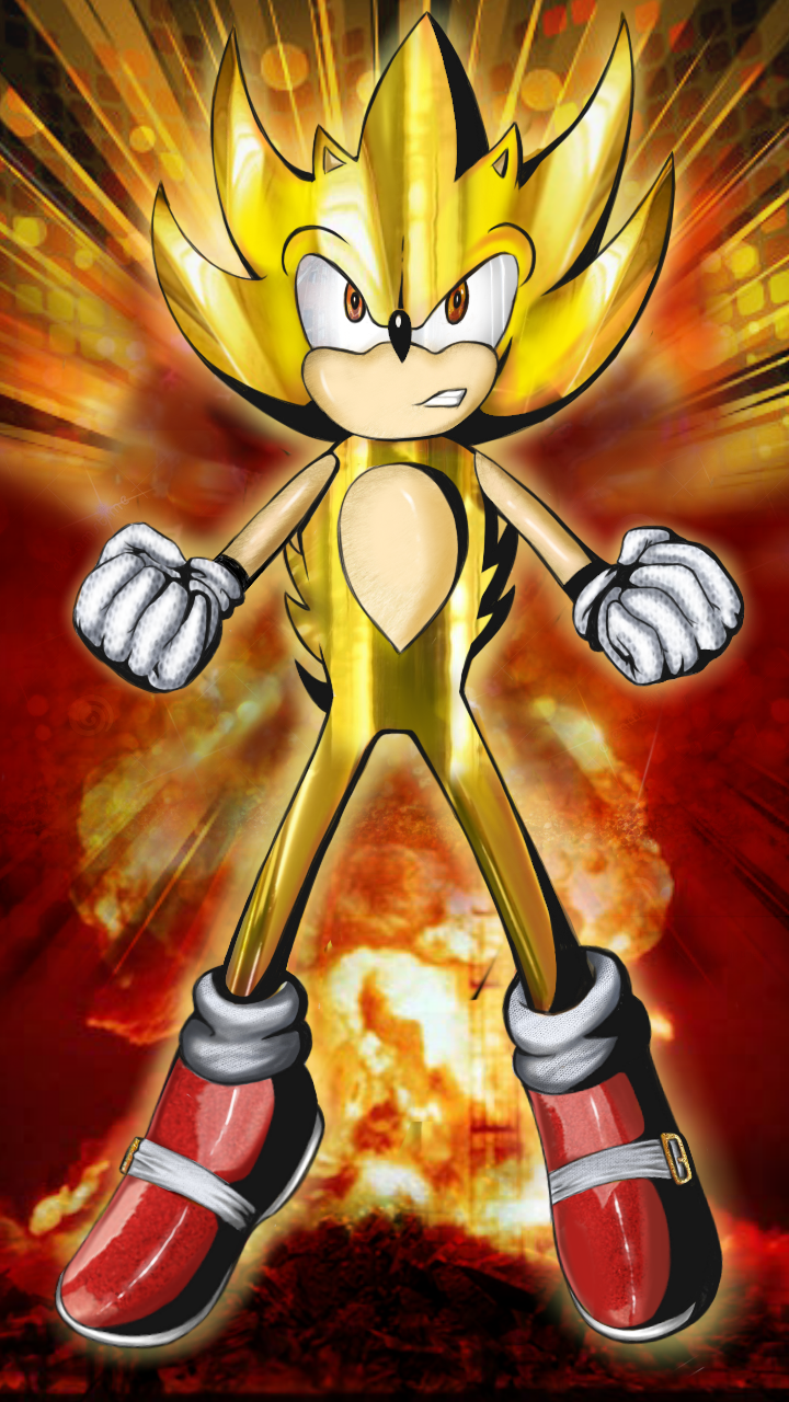 Supersonic One Color Super Sonic colored by SLIRVE2 on DeviantArt