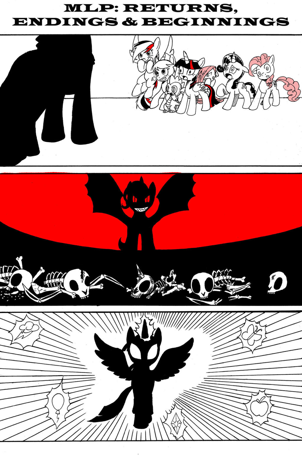 Mlp Retcon Deviantart Mlp-returns, Endings and Beginnings Cover by Leon-Z on DeviantArt