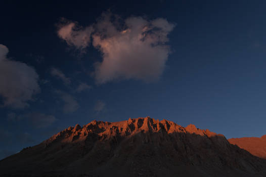 mount whitney sunset