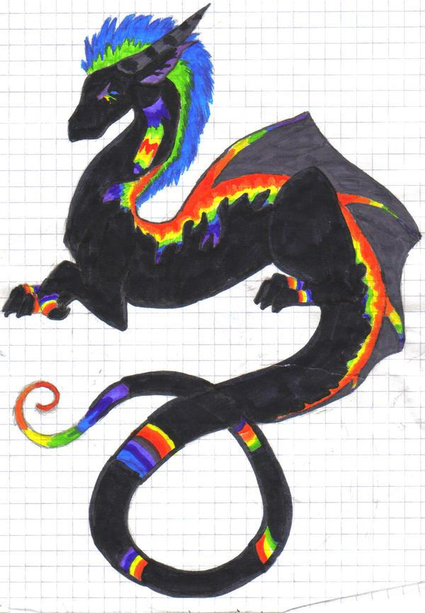 Grid Paper Dragon. by Shorty9930 on DeviantArt