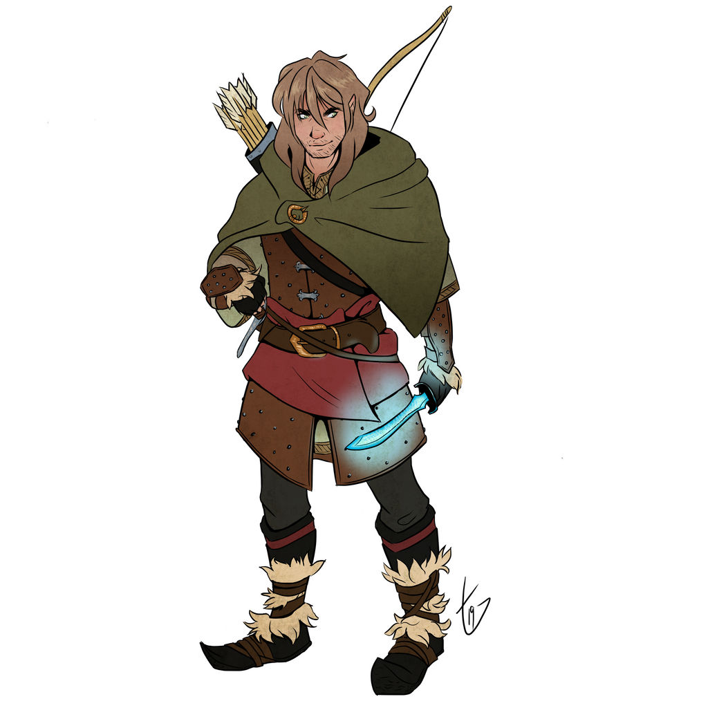 Atany, Half-Elf ranger by Danalane on DeviantArt