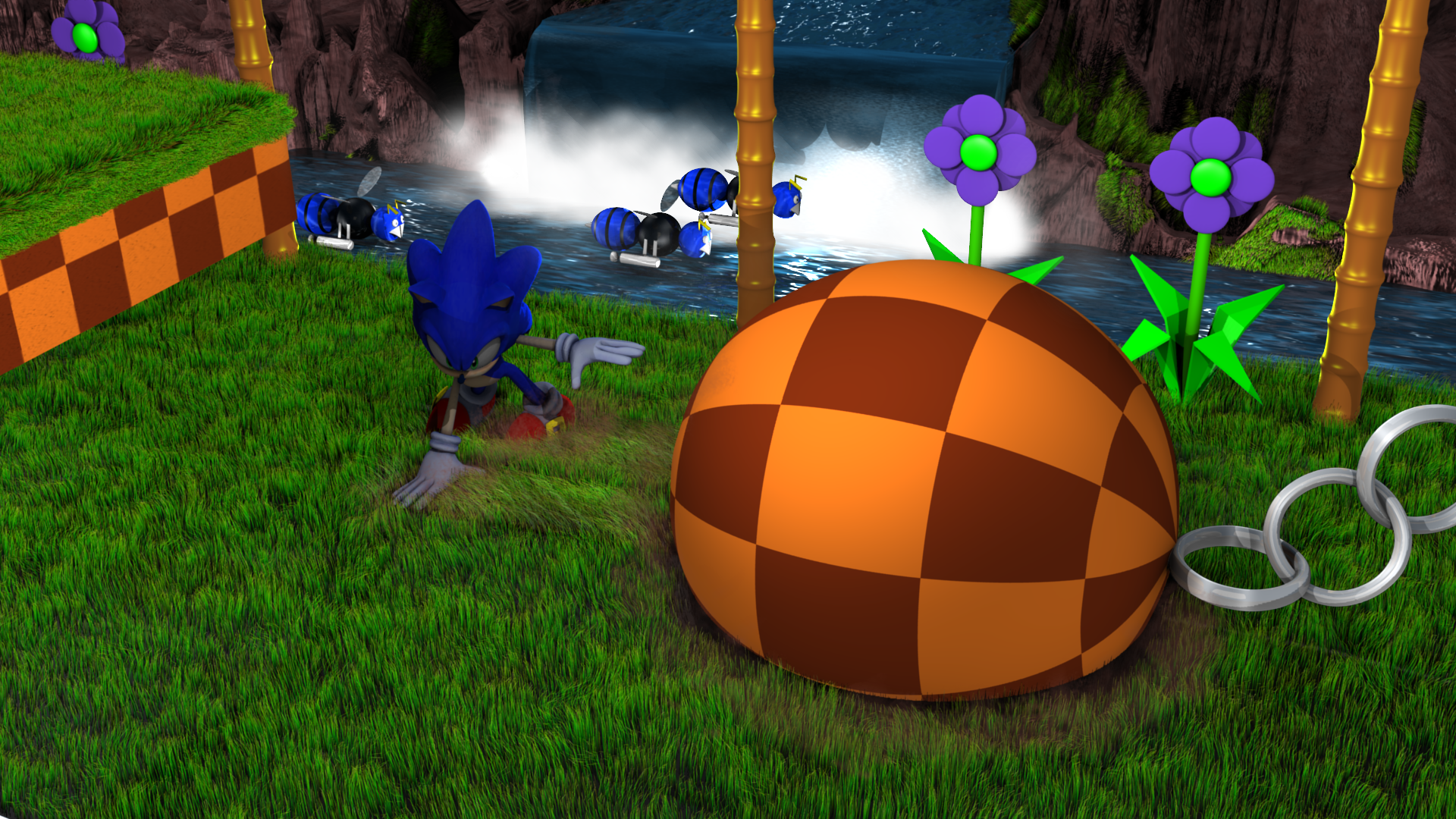 3D Green Hill Zone Boss là một thách thức đích thực cho những người chơi game. Với đồ họa đẹp mắt, âm thanh sống động và những chiêu thức hiệu quả, người chơi cần phải có kỹ năng và chiến lược hoàn hảo để vượt qua. Xem hình ảnh liên quan để có một cái nhìn trực quan về trận đấu gần đây này.