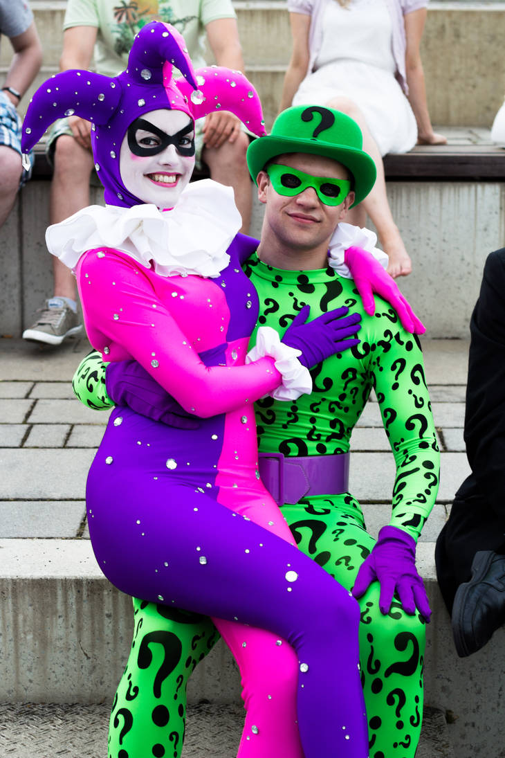 Harley Riddler Harley Quinn and Riddler by Shaft88 on DeviantArt