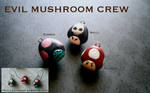Evil Mushroom Crew charms
