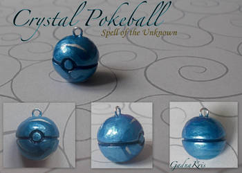 Crystal Pokeball Charm