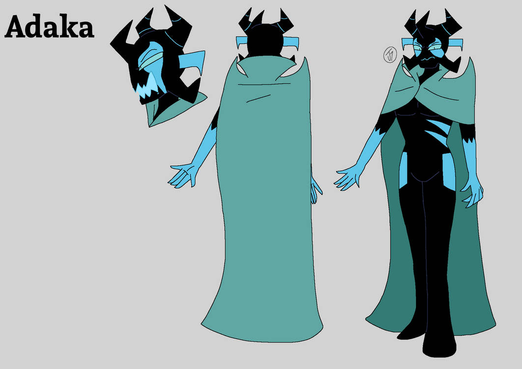 Adaka got a fresh new ref sheet by J7-Nebula on DeviantArt