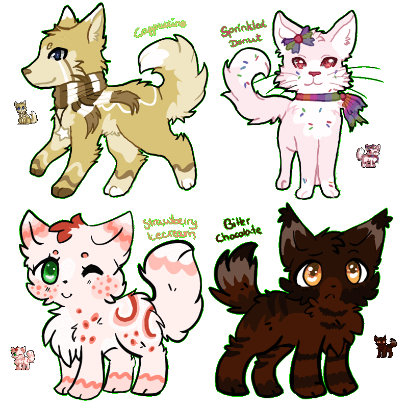 Adoptable Auction - Sweets-Animals - CLOSED