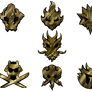 (Ninjago) Elemental Symbols Gold