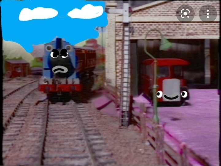 Thomas and Bertie (Roary the racing car style) by Robotchickentobygets ...