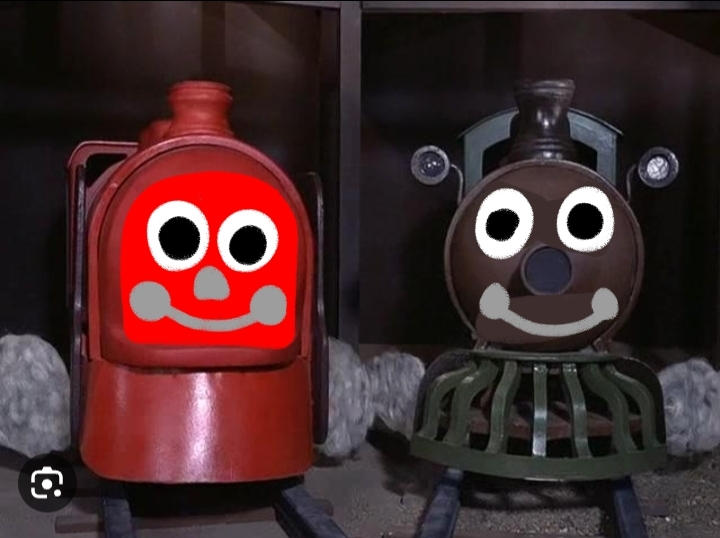 Red engine and brown engine (BTB style) by Robotchickentobygets on ...