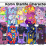KomaStarLife Characters