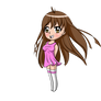 Cute Little Chibi Girl Colored