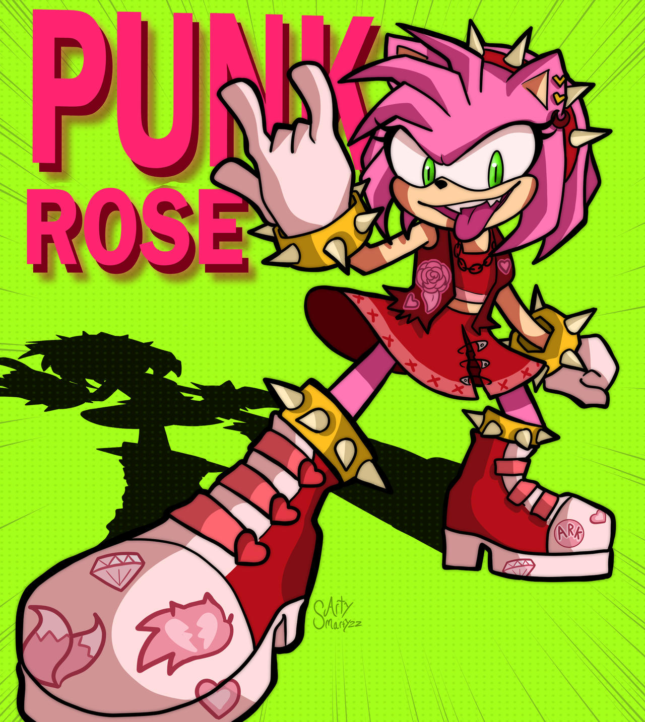 Punk Rose by Arty-Smartyzz on DeviantArt