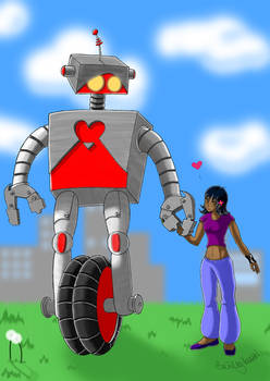 She's With an Emo Robot