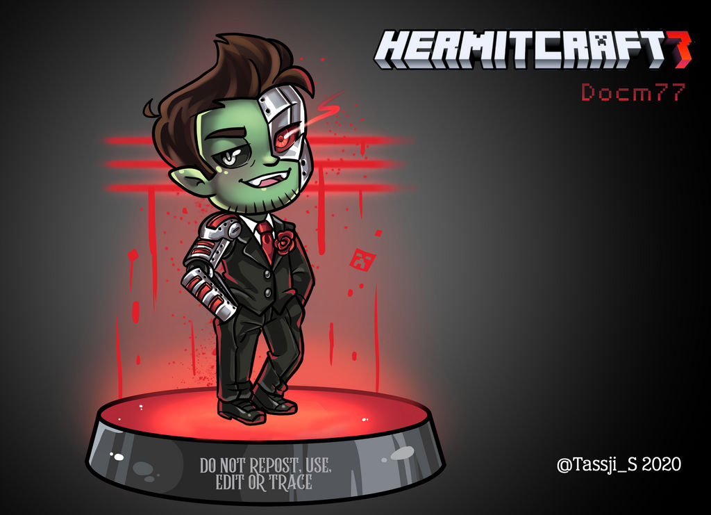 Minecraft Docm77 Hermitcraft - Docm77 by Tassji-S on DeviantArt