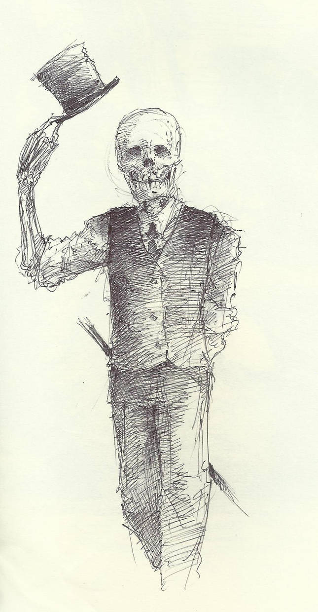A Dapper Skeleton by AlMarkComia on DeviantArt