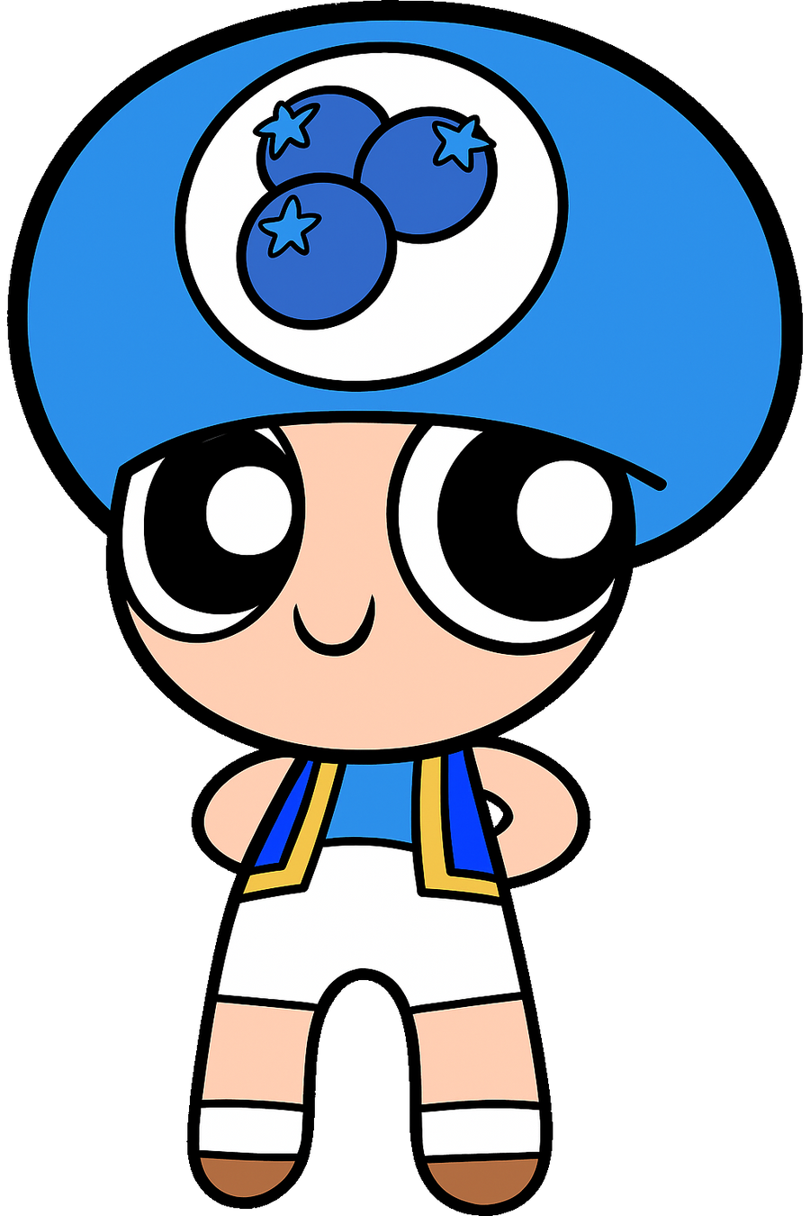 Blueberry Toad - Powerpuff Girls version by domasan12 on DeviantArt