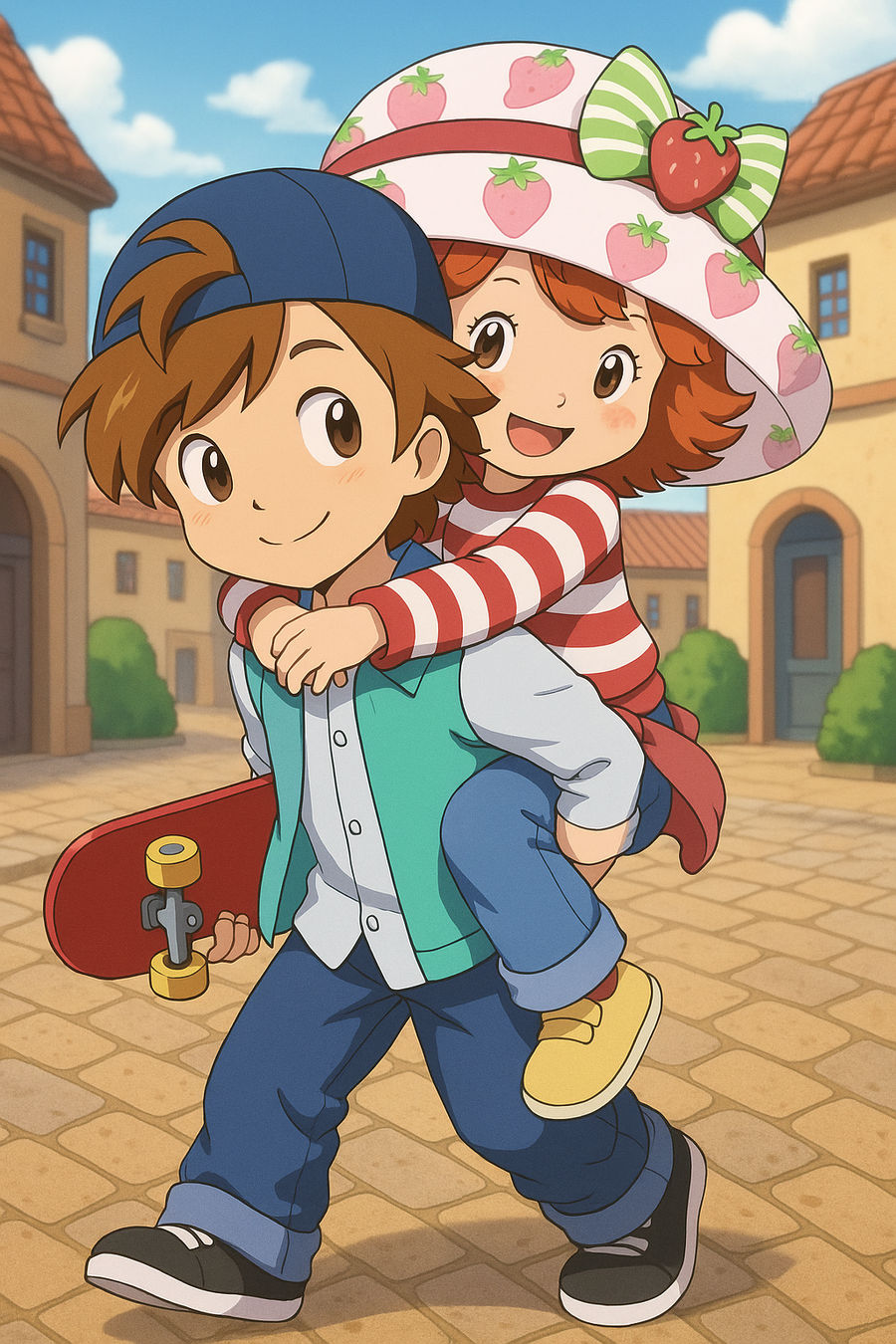 Strawberry Shortcake - Piggyback Ride (scrapped) by domasan12 on DeviantArt