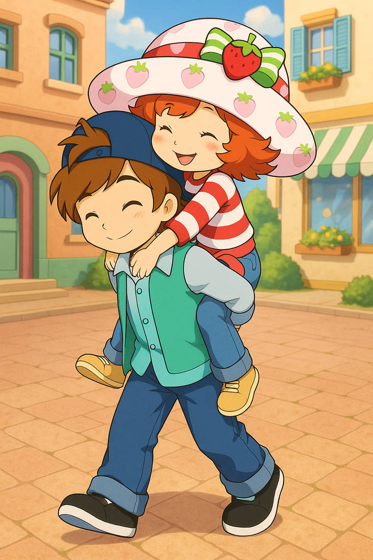 Strawberry Shortcake - Piggyback Ride by domasan12 on DeviantArt