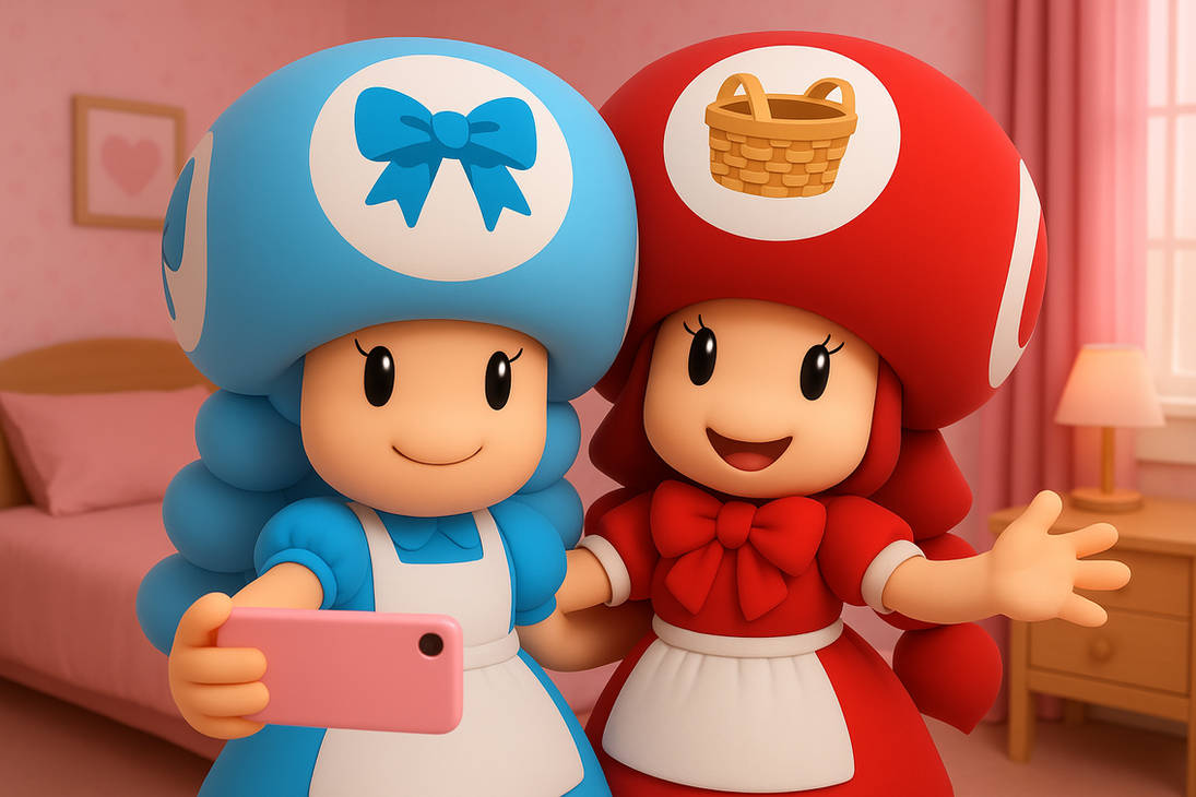 FairyTale Toads - Red and Alice's selfie by domasan12 on DeviantArt