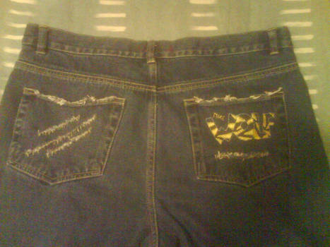 Wolf Cut Jeans Mk 2 Back