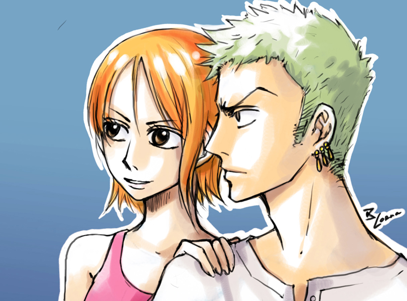 OP_Zoro and Nami