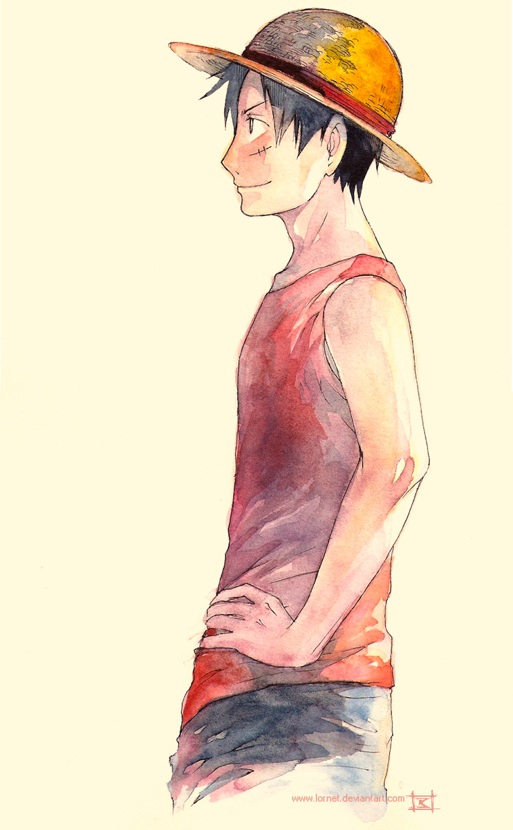 Luffy Drawing/Desenho by Lucas01br on DeviantArt