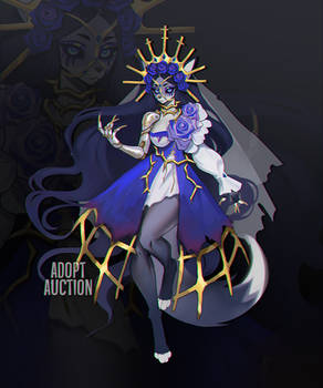 Adopt auction: Maiden of the blue rose [OPEN]