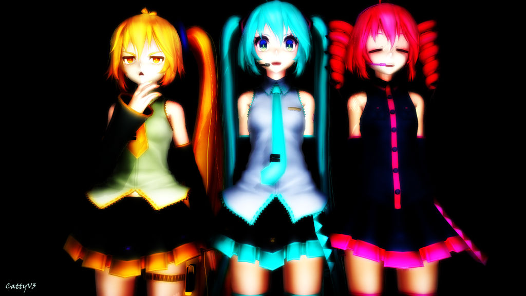 MMD Triple Baka By CattyV3 On DeviantArt mmd-triple-baka-by-cattyv3-on-deviantart