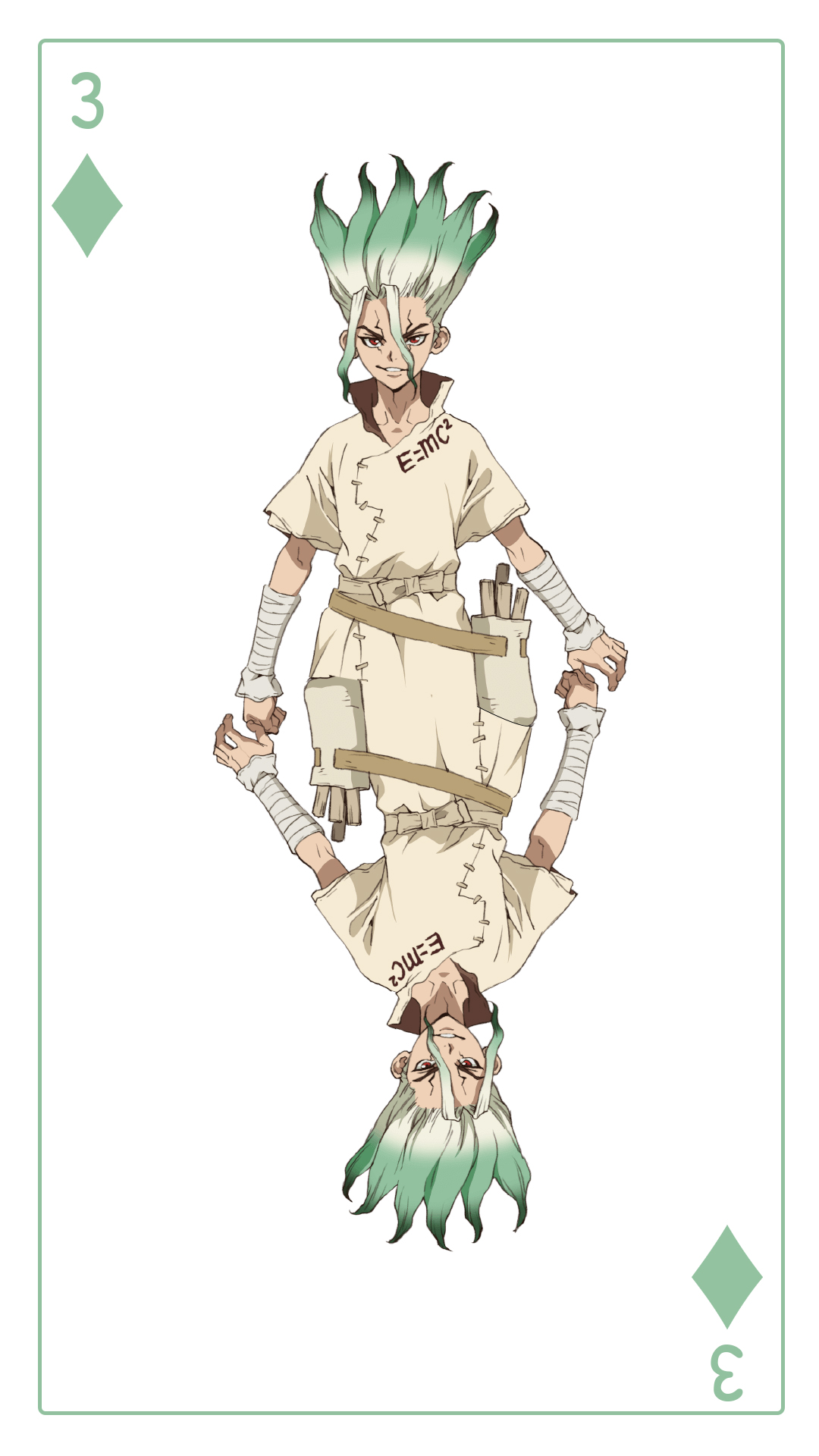 Senku card by Cassalii on DeviantArt