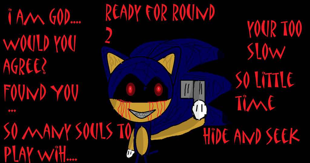 Sonic.exe words by nostorey on DeviantArt