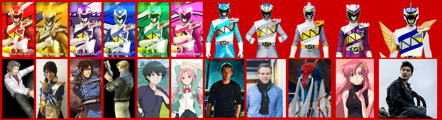 Power Rangers Dino Charge Brave (full team) by Manie1234 on DeviantArt