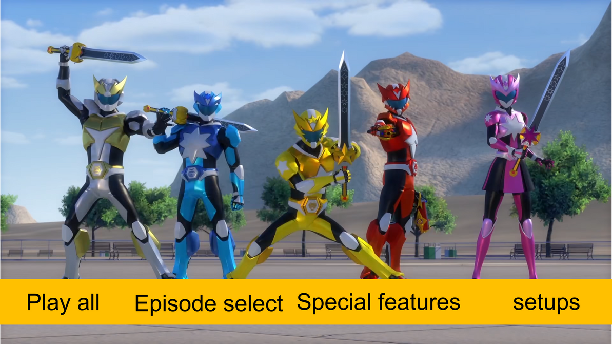 Star Rangers DVD menu by Manie1234 on DeviantArt