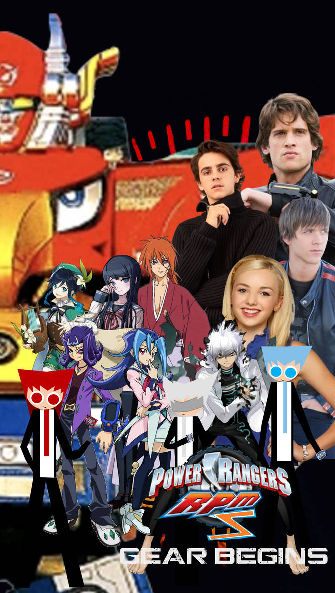 Power Rangers Getting Gear Power Rangers RPM Z Gear Begins (poster) by Manie1234 on DeviantArt