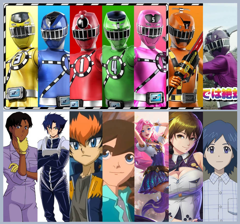 Power Rangers Rail Heroes by Manie1234 on DeviantArt